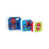 Spiderman nested snack boxes set of 3 - British product
