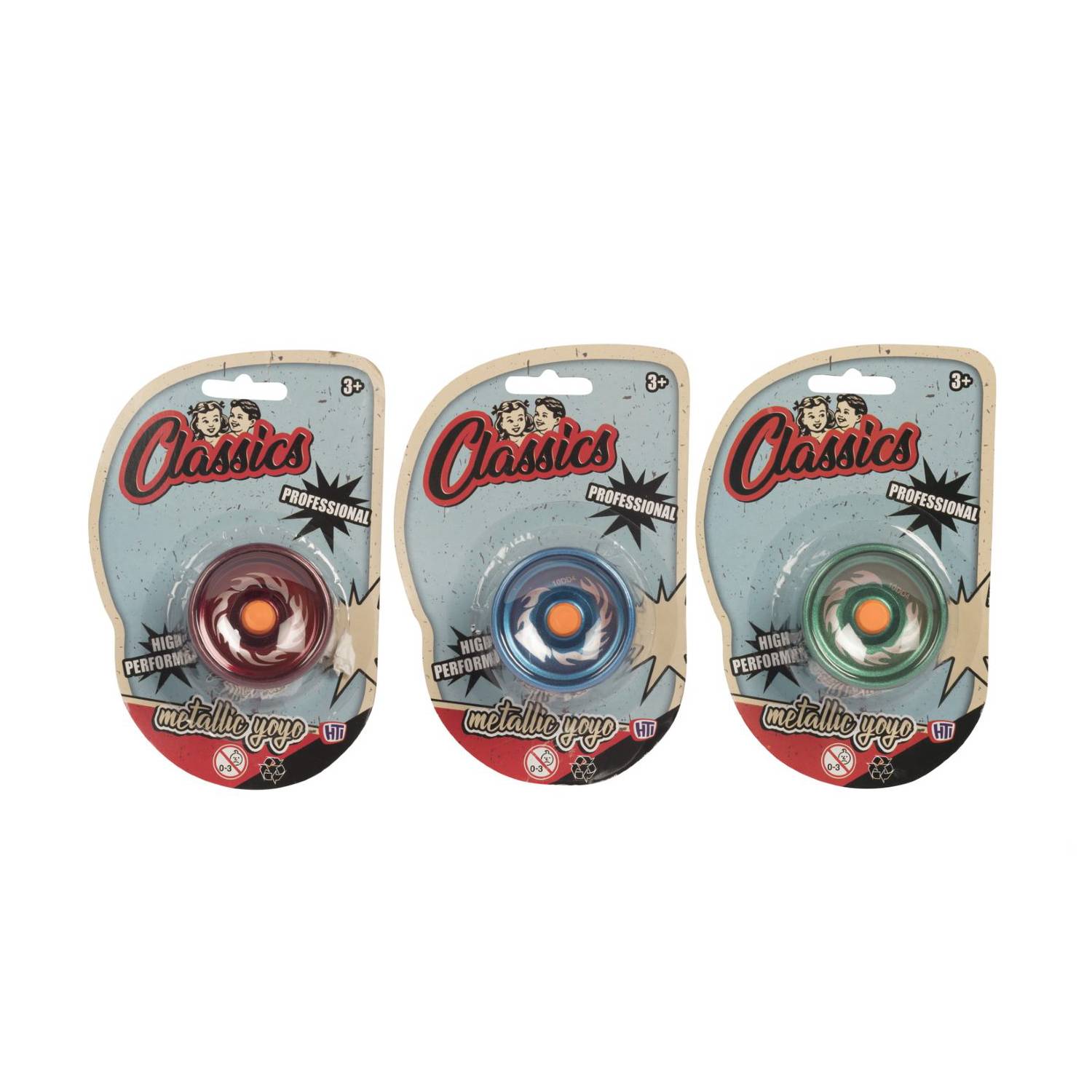 Classic metallic yo yo toy (British brand)