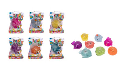 Squish Meez light up squishimals set of 6 (British brand)