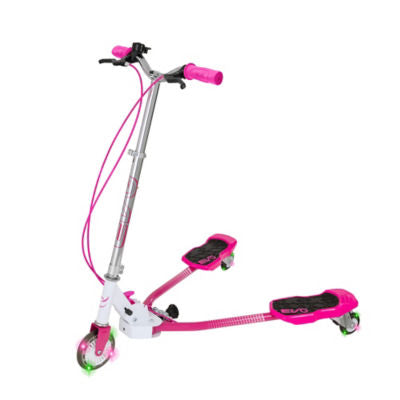 EVO Light Up V-Flex kids scooter pink (British brand)