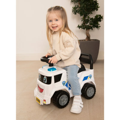 EVO foot to floor police van ride-on toy, UK version