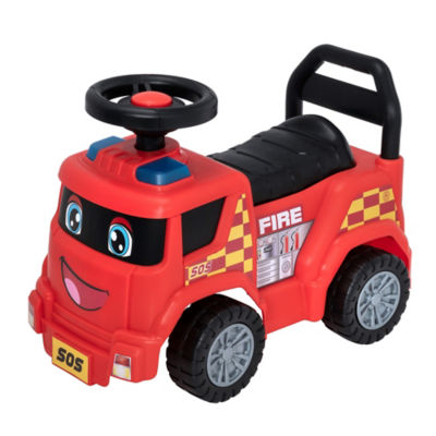 EVO foot to floor fire engine toddler ride-on, UK version
