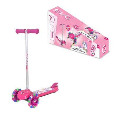 EVO 3 wheel pink scooter for young children, UK version