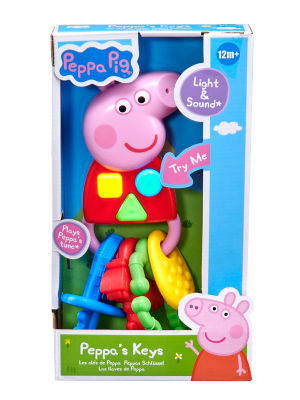 Peppa Pig Activity Keys Sound and Light 25cm (British brand)