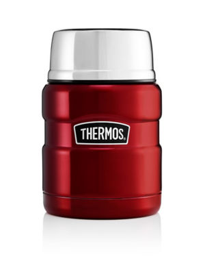 Thermos Stainless King food flask red 470ml - British product
