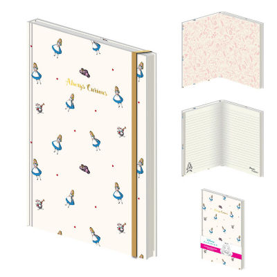 Disney Alice in Wonderland A5 notebook - British product