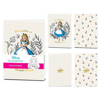 Disney A5 notebook 2 pack with lined pages (British brand)