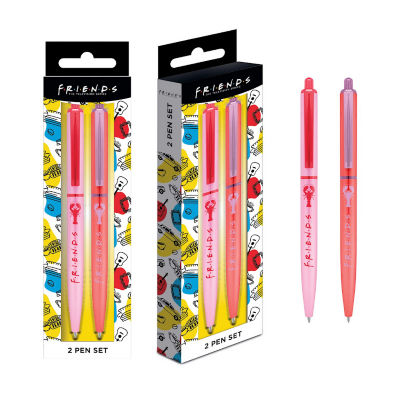 Friends pen set 2pk premium pens (British brand)