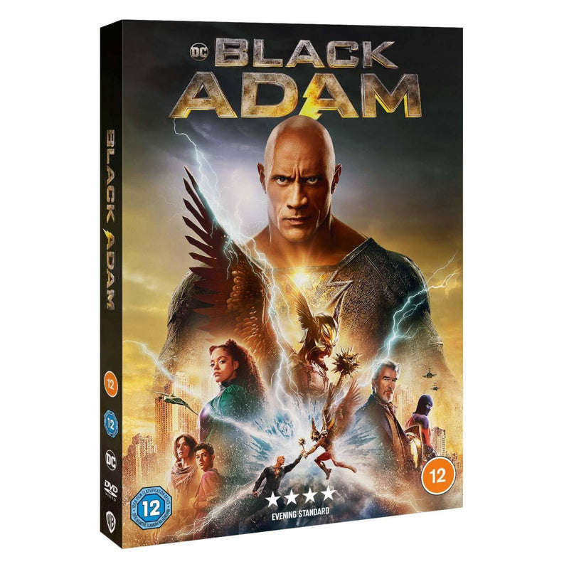 Black Adam DVD starring Dwayne Johnson, UK version