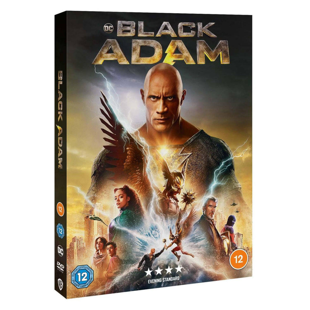 Black Adam DVD starring Dwayne Johnson, UK version