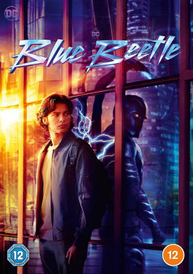 Blue Beetle superheltfilm DVD-kunstverk - Britisk produkt