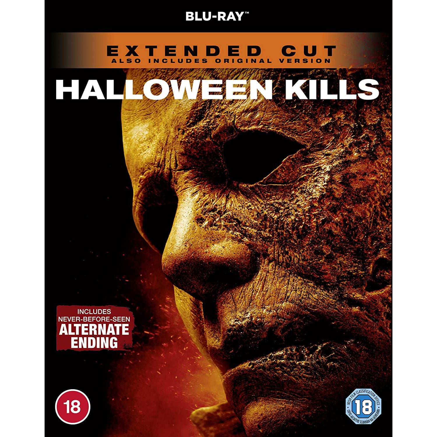 Halloween Kills Blu-ray disc - British product