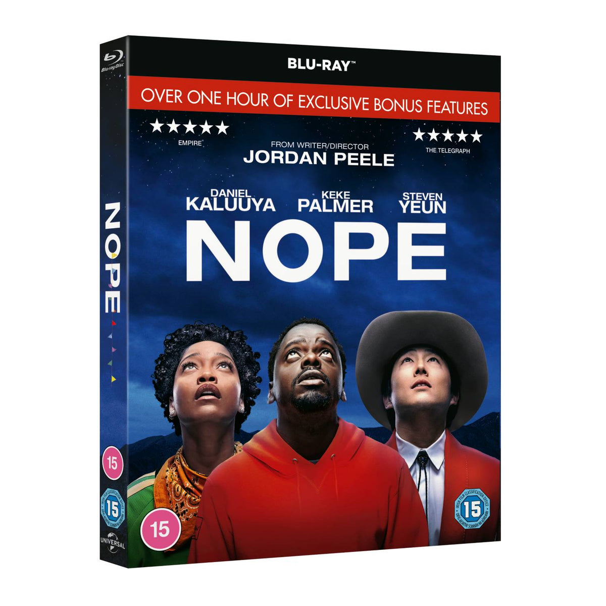 Nope Blu-ray movie disc (British brand)