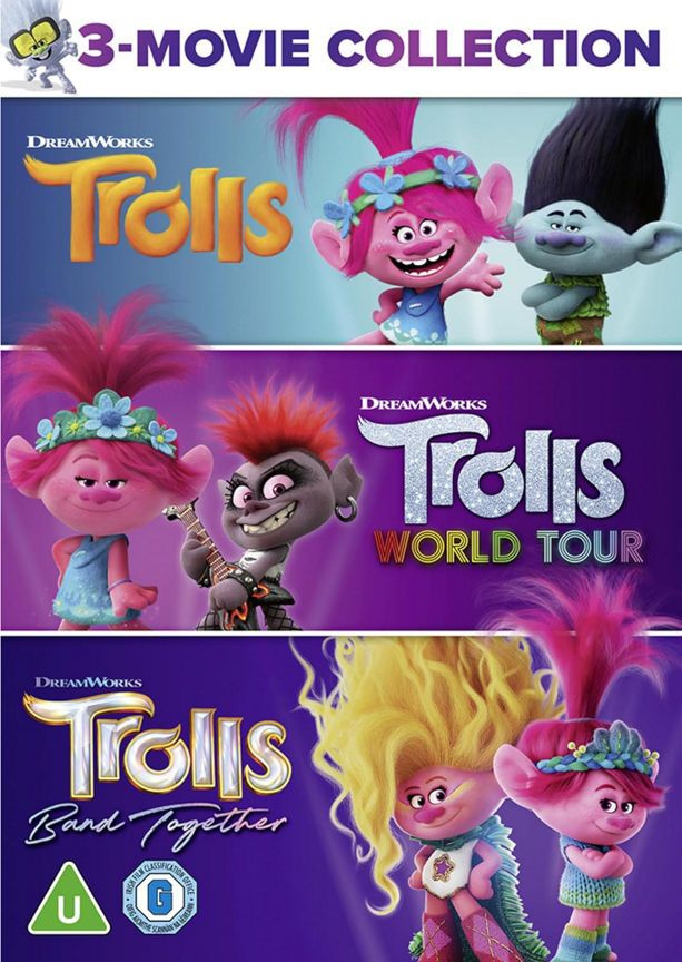 DVD Trolls 3 Film Collection GOODS ASDA   