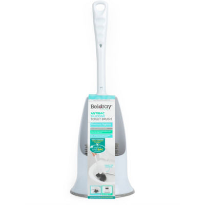 Beldray antibacterial toilet brush grey and white (British brand)
