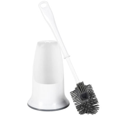 Beldray antibacterial toilet brush grey and white (British brand)