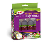 DOFF hanging basket drip feeders 4 pack - British product