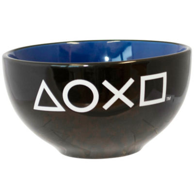 PlayStation black stoneware bowl 450ml (British brand)