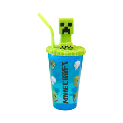 ASDA Zak Minecraft Head 3D Sipper Tumbler 443ml- Buy online at McGrocer