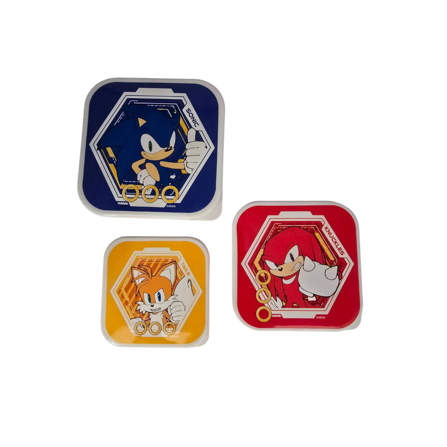 Sonic The Hedgehog snack pot set, UK version
