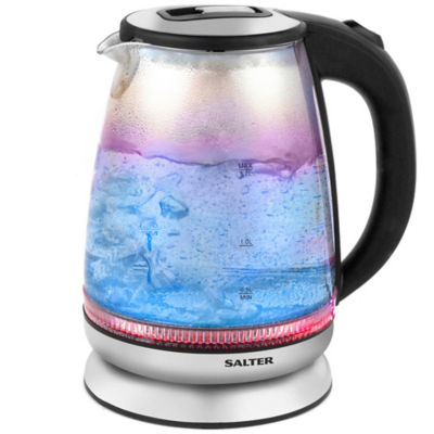 Salter iridescent glass kettle 1.7L, imported from the UK
