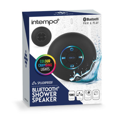 Intempo LED Bluetooth shower speaker - British product