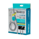 Beldray shower hose chrome finish 1.5m, imported from the UK