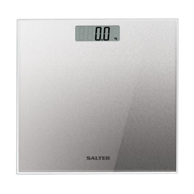 Salter silver glitter electronic scales, imported from the UK