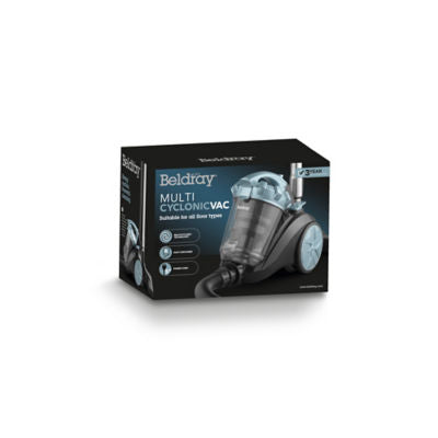 Beldray multi cyclonic cylinder vacuum 2 litre - British product