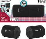 Intempo Set of 2 True Wireless Magnetic Speakers GOODS ASDA   