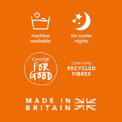 George Home Soft Touch Microfibre Super King Duvet - 13.5 Tog