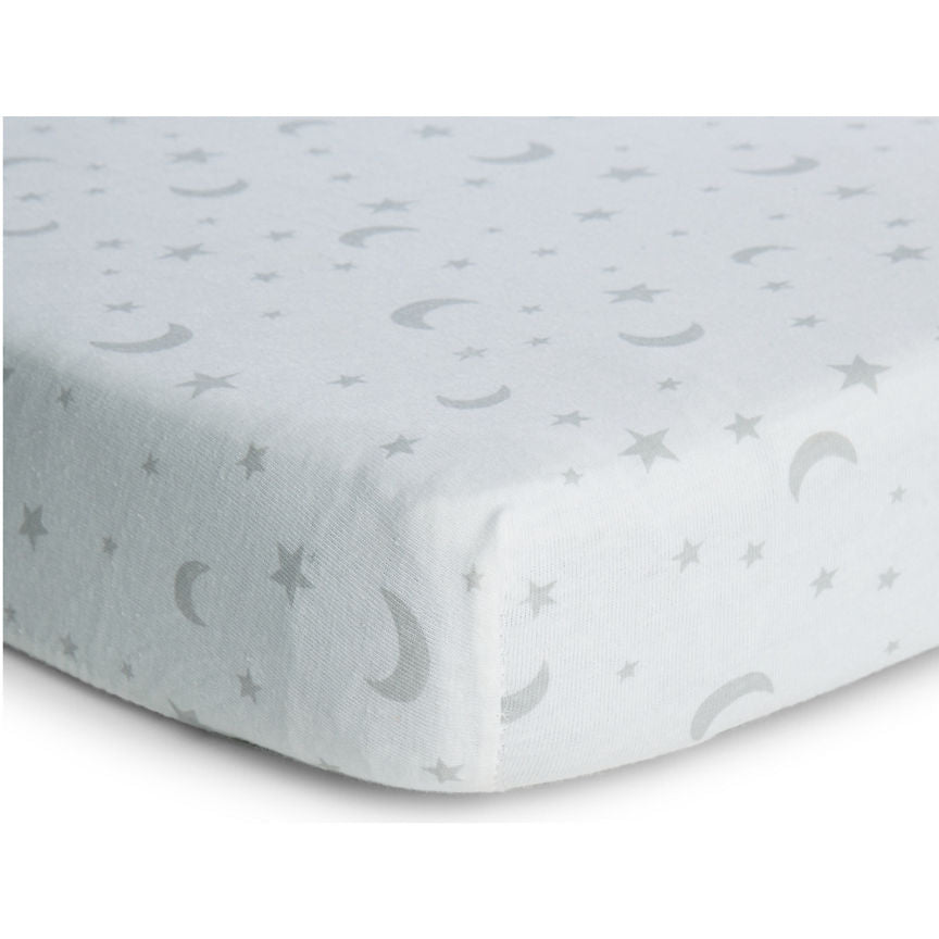 George Home Moon & Stars Fitted Sheets - Moses Basket GOODS ASDA   