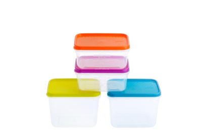 George Home Mini Matbeholdere 4-pakning Matoppbevaringsbeholder
