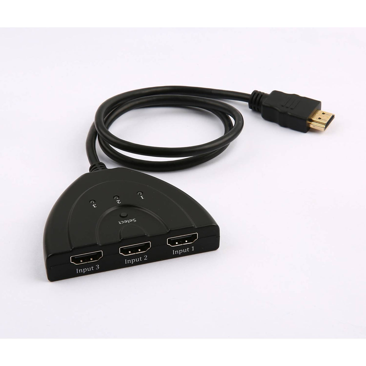 Blackweb 3-way HDMI selector switch for TV, UK version