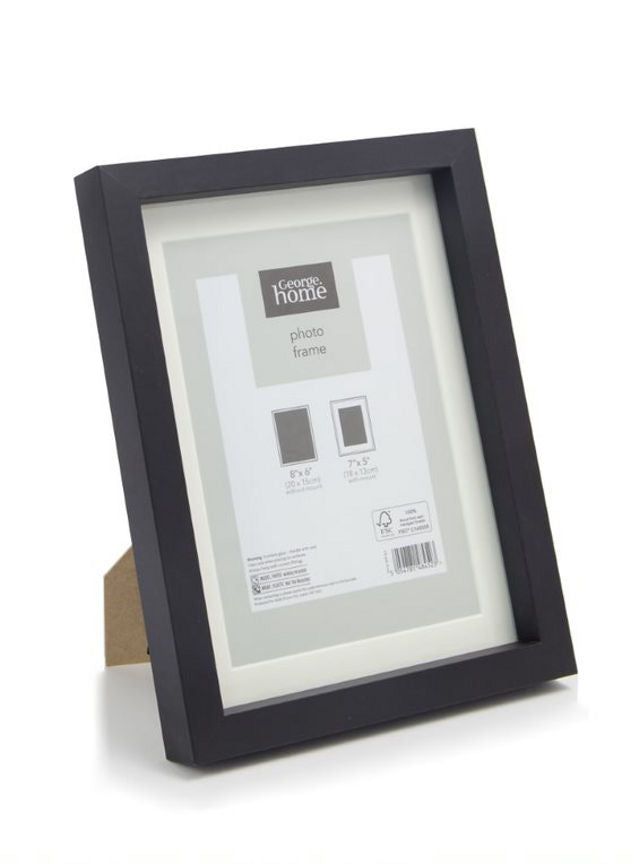 George Home Black Boxed Frame 7 x 5Inch