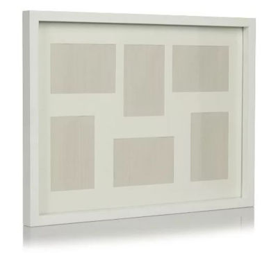 ASDA George Home White Box 6 Apperture Photo Frame- Buy online at McGrocer