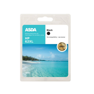 ASDA HP62XL Schwarz Druckerpatrone