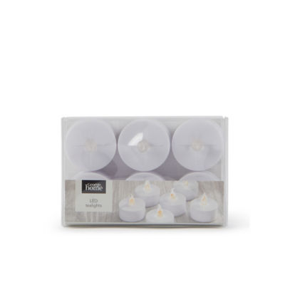 George Home LED tealights white 6 pack, UK version