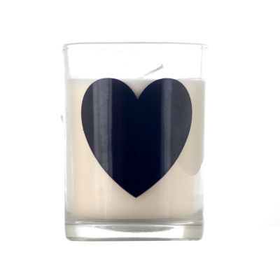 Heart Votive vanilla scented candle British brand