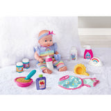 Hapello Playtime Fun baby doll set with 16 accessories (British brand)