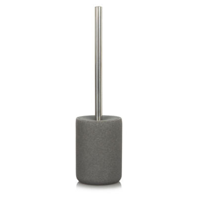 George Home sandstone toilet brush in charcoal (British brand)