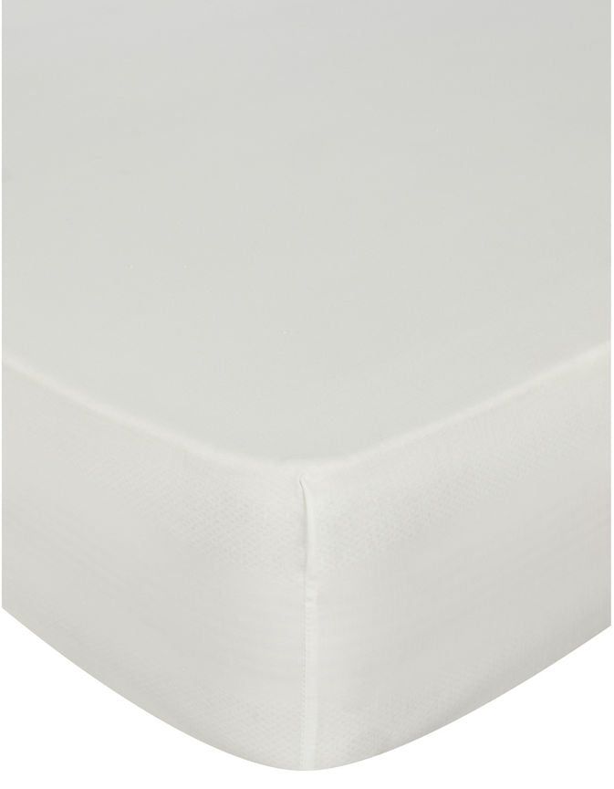 George Home White Fitted Sheet - King GOODS ASDA   