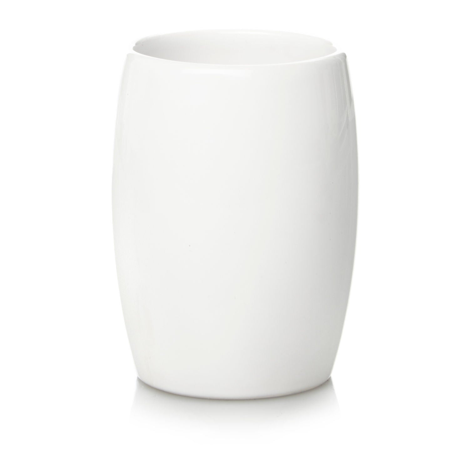 George Home white ceramic tumbler for bathroom (British brand)