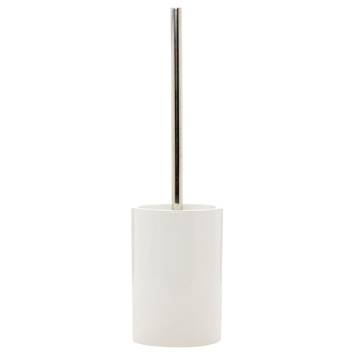 George Home white ceramic toilet brush set, UK version