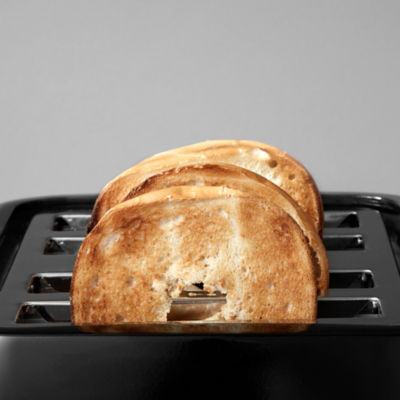 George Home Black 4 Slice Toaster, UK version