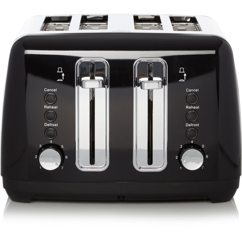 George Home black 4 slice toaster (British brand)