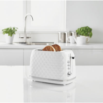 ASDA George Home White 2 Slice Toaster- Buy online at McGrocer