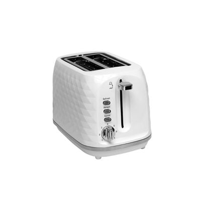 George Home white 2 slice toaster - British product