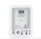 George Home White Plastic Love Frame 6 x 4 Inch GOODS ASDA   