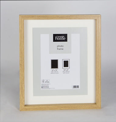 George Home light wood photo frame 10x8 inch, UK version